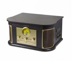Technaxx TX-103 Giradischi con trasmissione a cinghia Nero, Oro Semiautomatico (Technaxx TX-103 - audiosystem)
