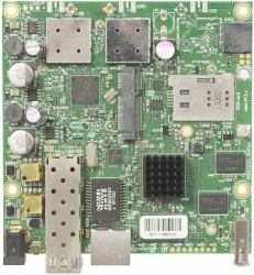 Mikrotik RB922UAGS-5HPacD Scheda madre (RouterBOARD 922UAGS with - 720MHz Atheros CPU, 128MB RAM, - 1xGigabit LAN, USB, 1xSFP, miniPCIe, SIM slot, built-in 5Ghz 802.11a/c 2x2 two c - Warranty: 15M)