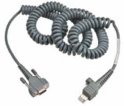 Intermec 236-184-001 cavo di segnale 1,98 m Grigio (CBL RS232 6.5 FT 9 PIN COIL - FOR CV30/CV60)