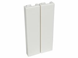 Cables Direct AV-MODQBLANK wall plate/switch cover White (CDL 2x Euromod Quarter Blanks)