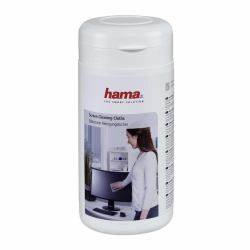 Hama Confezione 100 salviette umidificate per pulizia schermi TFT/LCD (Hama renseklude)