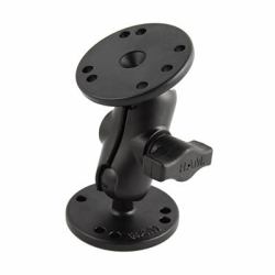 RAM Mounts RAM-B-101U-A parte e accessorio per supporti (S- RAM Kit, B-size - Universal Double Ball Mount - with Two Round Plates, 199.6 g, 95.2 mm - Warranty: 300M)