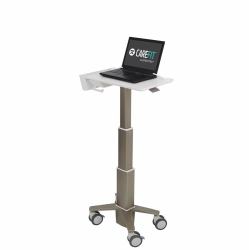Ergotron C50-1100-0 supporto per laptop Supporto per computer portatile Grigio 39,6 cm [15.6"] (C50-1100-0 CAREFIT SLIM - LAPTOP CART 5.4 KG CAPACITY)