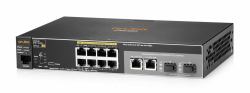 HPE Aruba Networking Aruba 2530 8G PoE+ Managed L2 Gigabit Ethernet [10/100/1000] Power over Ethernet [PoE] 1U Black (HP 2530 8G POE ETHERNET SWITCH)