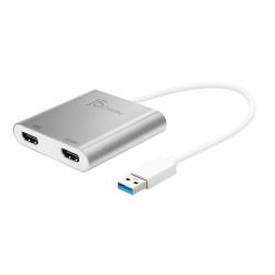 j5create JUA365-N Adattatore multi-monitor da USB™ 3.0 a Dual HDMI (While Stocks Last - J5 Create JUA365 USB 3.0 to Dual HDMI Multi-Monitor Adapter [1Year warranty])