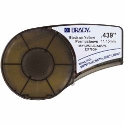 Brady M21-250-C-342-YL etichetta per stampante Giallo Etichetta per stampante non adesiva 