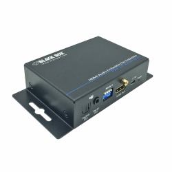Black Box AEMEX-HDMI-R2 convertitore audio Nero (Blackbox AUDIO EMBEDDER AND DE-EMBEDDER; HDMI 2.0 [1Year warranty])