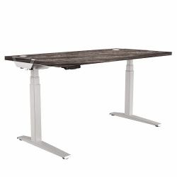 Fellowes Levado Colore quercia (Fellowes Levado Silver Desk Base and Newport Oak Worktop 1400mm)