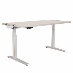 Fellowes Levado Grigio (Fellowes Levado Silver Desk Base and Grey Worktop 1400mm)
