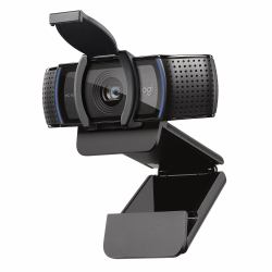Logitech C920S HD Pro Webcam, Videochiamata Full HD 1080p/30fps, Audio Stereo ‎Chiaro, ‎Correzione Luce HD, Privacy Shutter, Per Skype, Zoom, FaceTime, Hangouts, ‎‎PC/Mac/Laptop/Tablet/XBox...