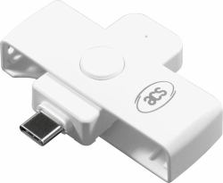 ACS ACR39U-NF lettore di card readers Interno USB 2.0 Bianco (ACR39U-NF PocketMate II - PocketMate II - Smart Card Reader [USB Type-C] - Warranty: 12M)