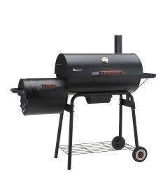 LANDMANN 31426 barbecue per l'aperto e bistecchiera Grill Barile Nero (LANDMANN KENTUCKY OFFSET SMOKER BBQ)