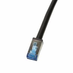 LogiLink CQ7033S cavo di rete Nero 1 m Cat6a S/FTP [S-STP] 