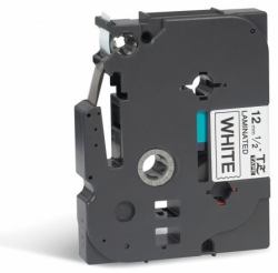 Brother TZE231CIV label-making tape Black on white TZe (TZE-231CIV LAMINATED TAPE 12MM - 8M BLACK ON WHITE)