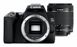 Canon EOS 250D+EF-S 18-55mm Kit fotocamere SLR 24,1 MP CMOS 6000 x 4000 Pixel Nero (Eos 250D + Ef-S 18-55Mm - F/4-5.6 Is Stm Slr Camera Kit - 24.1 Mp Cmos 6000 X 4000 Pixels Black - Warranty: 12M)