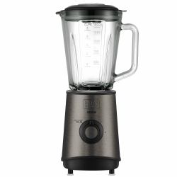 Black & Decker BXJB800E Frullatore da tavolo 800 W Nero, Trasparente (BLACK+DECKER Blender 800W Brushed)