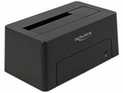DeLOCK 63958 storage drive docking station USB 3.2 Gen 2 [3.1 Gen 2] Type-C Black (Delock - HDD dockingstation - SATA 6Gb)