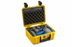 B&W Cases 3000/Y/MAVIC2V2 custodia per drone con telecamera Valigetta ventiquattrore Giallo Polipropilene [PP] (B&W International type 3000 Storage Case [Case] for Drone, Accessories)