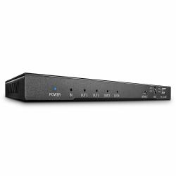 Lindy 38231 ripartitore video HDMI 4x HDMI (4 PORT HDMI 18G SPLITTER - MIT AUDIO DOWNSCALING)