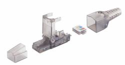 Microconnect KON521TL cavo di collegamento RJ45 Bianco (Tool-free RJ45 CAT6A connector - CAT 6A UTP[unshielded] - For stranded and solid inner conductor [AWG 22 to 26] - Warranty: 300M)
