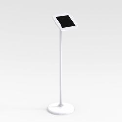 Bouncepad Floorstanding | Apple iPad 5th Gen 9.7 [2017] | White | Covered Front Camera and Home Button | (FLOORSTANDING WITH USB CABLE)