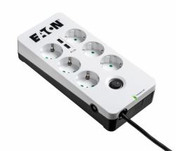 Eaton PB6UD protezione da sovraccarico Nero, Bianco 6 presa[e] AC 220 - 250 V 1,5 m (Protection Box 6 Usb Din - Warranty: 12M)