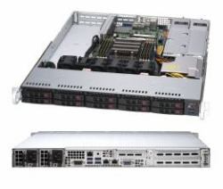 Supermicro A+ Server 1114S-WTRT Socket SP3 Rack [1U] Nero (1U BARE EPYC7002 10X2.5HS,Single AMD EPYC 7002 Sockel/ max.2TB DDR4-3200/ 2x 10GBase-T/ 10x 2.5 Hot-swap SATA3, Optional 2 U.2 NVMe [PCI-E...