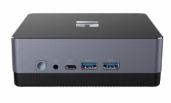 Trekstor WBX5005 Intel® Core™ i3 i3-5005U 4 GB 128 GB SSD Mini PC Nero, Grigio 