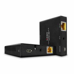 Lindy 38205 moltiplicatore AV Trasmettitore e ricevitore AV Nero (50m Cat.6 HDMI 4K60 & IR - Extender with PoC & Loop Out - Warranty: 24M)
