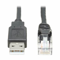 Tripp Lite U009-006-RJ45-X adattatore per inversione del genere dei cavi RJ-45 USB 2.0 Type-A Nero 