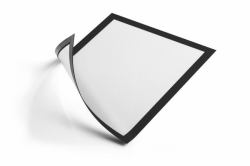 Durable DURAFRAME cornice magnetica A4 Nero (Durable DURAFRAME Magnetic Document Signage Frame PK5 A4 Black)