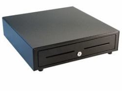 APG Cash Drawer VB320-BL1616-B5 cash drawer (VASARIO 24 V BL CD 411X415X110 - EURO/GBP INSERT 4B/8C NO CABLE)