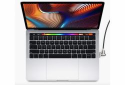 Compulocks MBPR16LDG01KL accessorio per il blocco dei cavi Nero, Argento 1 pz (Ledge Sec. Lock with key lock - The Ledge Security Lock Slot - Adapter with Keyed lock for Macbook Pro 16 - Warranty: ...