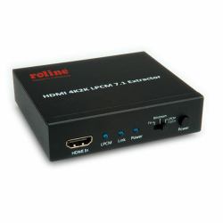 ROLINE 14.01.3442 convertitore video 3840 x 2160 Pixel (HDMI 4K2K AUDIOEXTRAKTOR - LPCM7.1)