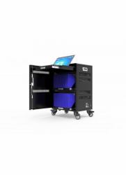Port Designs 901958 portable device management cart/cabinet Portable device management cabinet Black (CHARGING CABINET 20 TABLETS + 1 NOTEBOOK UP TO 17' 901958)