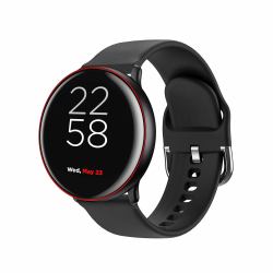 Canyon Marzipan 3.1 cm [1.22"] IPS 41 mm Digital 240 x 240 pixels Touchscreen Black, Red (Canyon Marzipan Smart Watch Black Red)