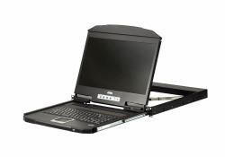 ATEN CL3100NX-ATA-EE rack console 47 cm [18.5"] 1366 x 768 pixels Metal, Plastic Black 1U (CL3100NX-ATA-EE rack console - 47 cm [18.5"] 1366 x 768 - pixels Metal, Plastic Black 1U CL3100NX-ATA-EE, ...