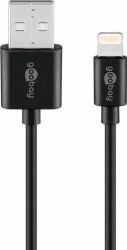 Goobay 63523 cavo Lightning 1 m Nero (goobay Lightning-kabel - Lightning / U)