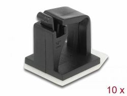 DeLOCK 60247 organizer per cavi Supporto per cavo Pavimento Nero 10 pezzo[i] (Delock kabelholder)