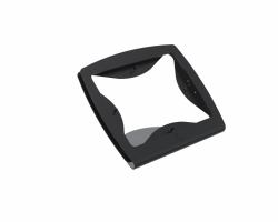 Ergonomic Solutions TabPOS Tablet & mPOS C-Frame for 10,2" 10,5" & 11" w. hinge mount (C-Frame, 10,2, 10,5 & 11" w. - hinge mount - BLACK w/ Welded - Hinges - Black Excl Rotation Base - iPad 10.2",...