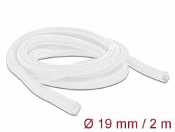 DeLOCK 20700 guaina per cavo Bianco (Delock Braided Sleeving self-closing -)