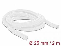 DeLOCK 20701 guaina per cavo Bianco (Delock Braided Sleeving self-closing -)