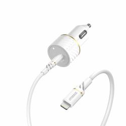 OtterBox Car Charger Bundle USB C 18W USB PD + USB C-Lightning Cable 1M White