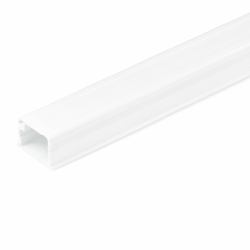 StarTech.com Solid Cable Management Raceway with Adhesive Tape & Cover, 3/4"[19mm]W x 1/2"[13mm]H - 6ft[1.8m] length, PVC Network/Power Cord Hider Kit - Wall Wire Duct System, UL Listed (StarTech.c...