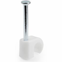 StarTech.com CBMNMCC2 fermacavo Bianco 100 pz (100 PACK OF NAIL MOUNTED CABLE - CLIP MEDIUM)