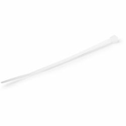 StarTech.com 4"[10cm] Cable Ties - 1/16"[2mm] wide, 7/8"[22mm] Bundle Diameter, 18lb[8kg] Tensile Strength, Nylon Self Locking Zip Ties with Curved Tip - 94V-2/UL Listed, 1000 Pack - White (1000 PA...