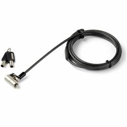 StarTech.com Cavo di sicurezza per laptop con chiave - Per K-Slot, Nano and Wedge Slot - 2m (2 M [6.6 FT.] LAPTOP CABLE LOCK - KEYED - K-SLOT NANO WEDGE)