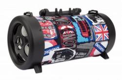 Manhattan 165334 altoparlante portatile e per feste Altoparlante portatile mono Multicolore 3 W (LONDON BLUETOOTH SPEAKER- - FM RADIO MICRO SD READER 3W)