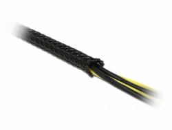 DeLOCK 18903 cable insulation Braided sleeving Black 1 pc[s] (Delock Stretchable - udvidbar omspunde)