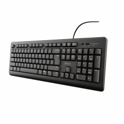 Trust TK-150 tastiera Universale USB QWERTY Inglese UK Nero 